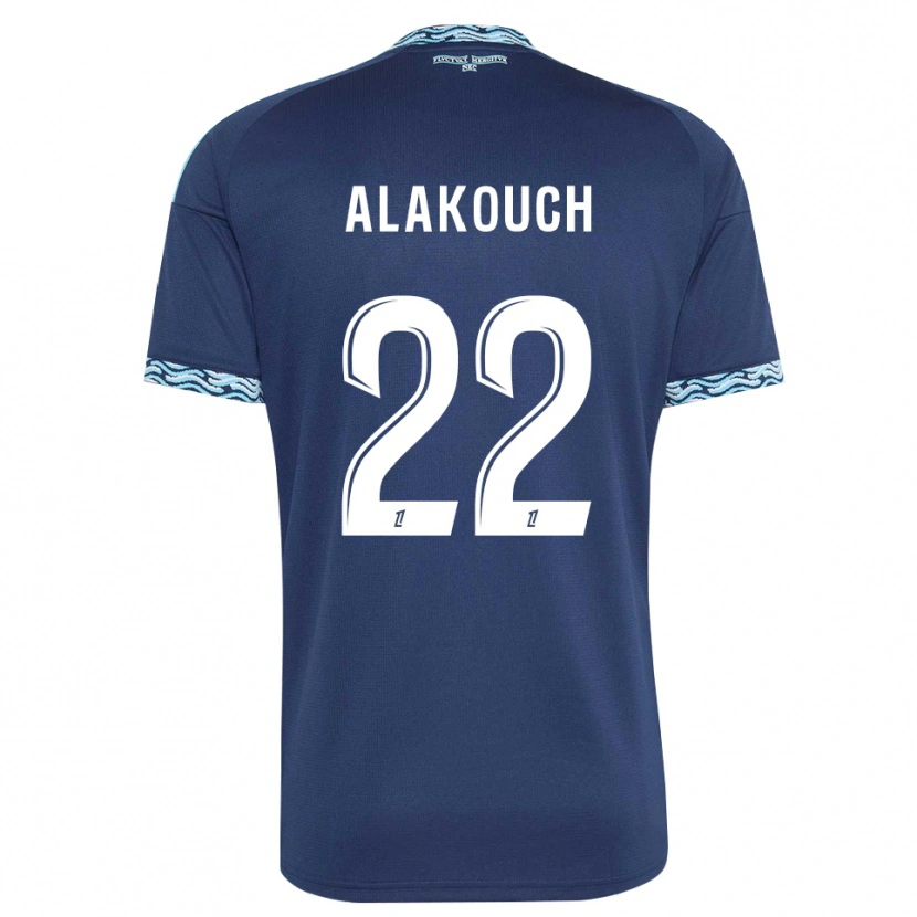 Danxen Kinderen Sofiane Alakouch #22 Staalblauw Wit Thuisshirt Thuistenue 2026/27 T-Shirt België