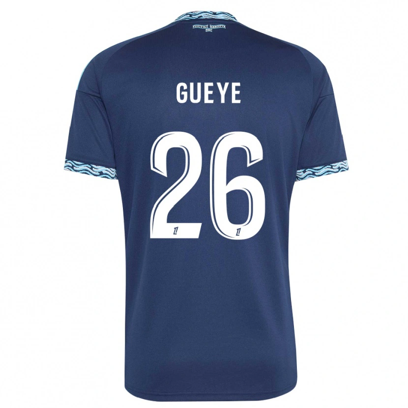 Danxen Kinderen Lamine Gueye #26 Staalblauw Wit Thuisshirt Thuistenue 2026/27 T-Shirt België
