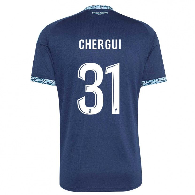 Danxen Kinderen Samir Chergui #31 Staalblauw Wit Thuisshirt Thuistenue 2026/27 T-Shirt België