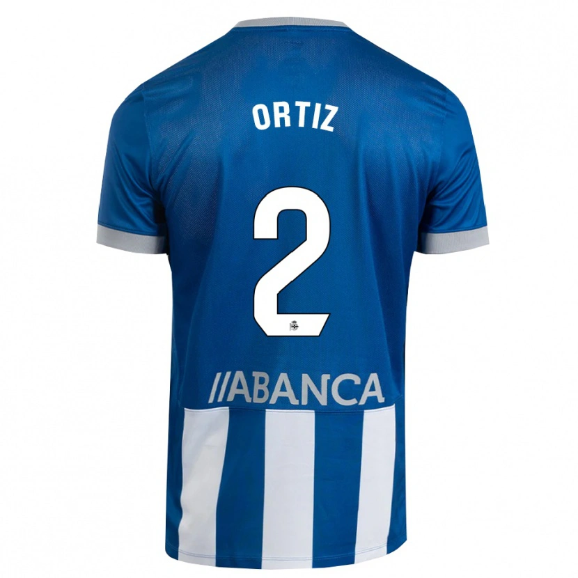 Danxen Kinderen Samara Ortiz #2 Blauw Grijs Wit Thuisshirt Thuistenue 2026/27 T-Shirt België