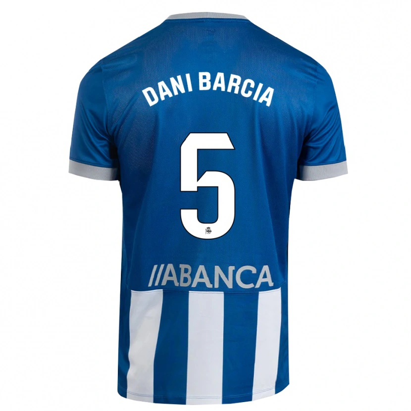 Danxen Kinderen Dani Barcia #5 Blauw Grijs Wit Thuisshirt Thuistenue 2026/27 T-Shirt België