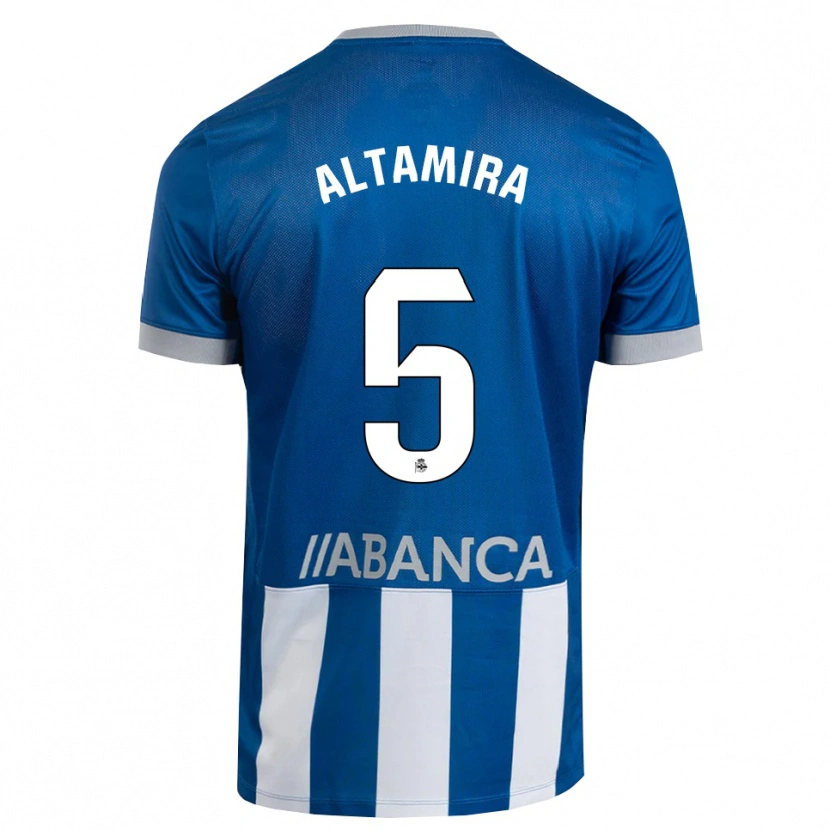 Danxen Kinderen Inés Altamira #5 Blauw Grijs Wit Thuisshirt Thuistenue 2026/27 T-Shirt België