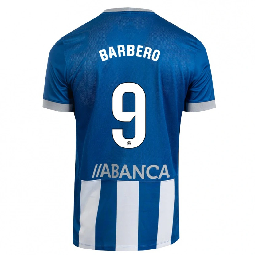 Danxen Kinderen Iván Barbero #9 Blauw Grijs Wit Thuisshirt Thuistenue 2026/27 T-Shirt België