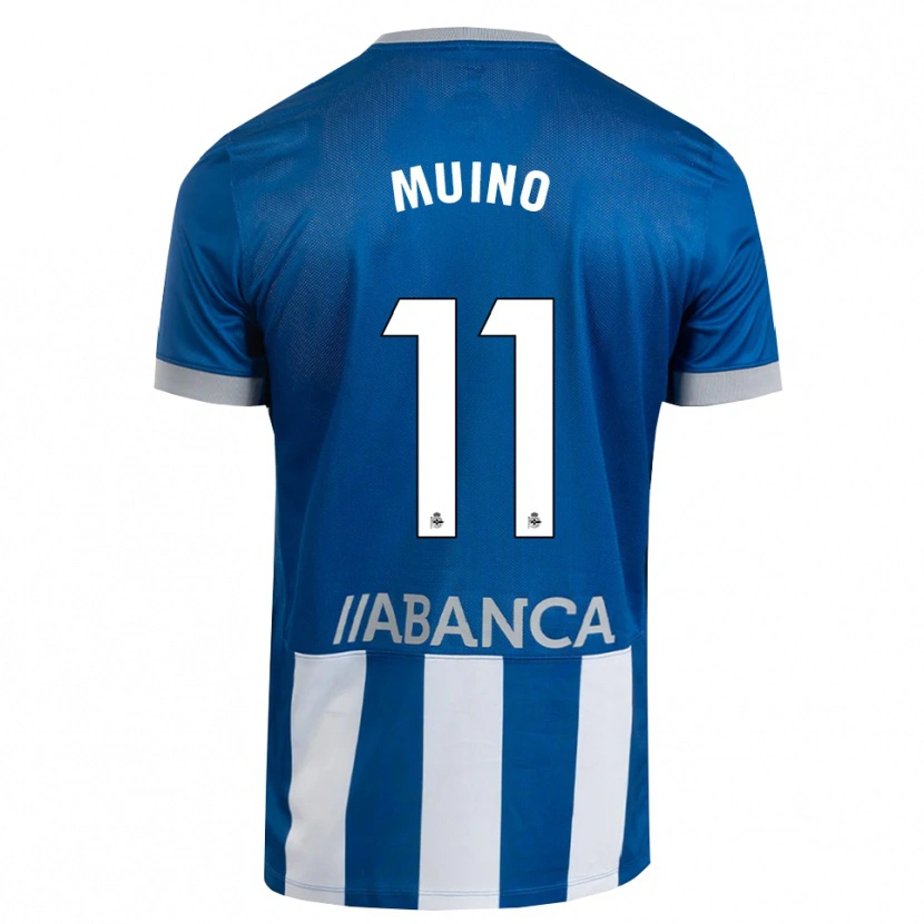 Danxen Kinderen Rosalía Muiño #11 Blauw Grijs Wit Thuisshirt Thuistenue 2026/27 T-Shirt België
