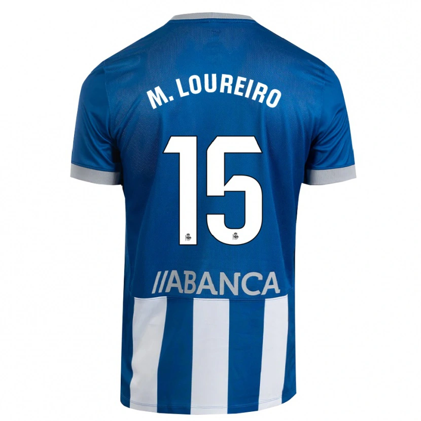 Danxen Kinderen Miguel Loureiro #15 Blauw Grijs Wit Thuisshirt Thuistenue 2026/27 T-Shirt België