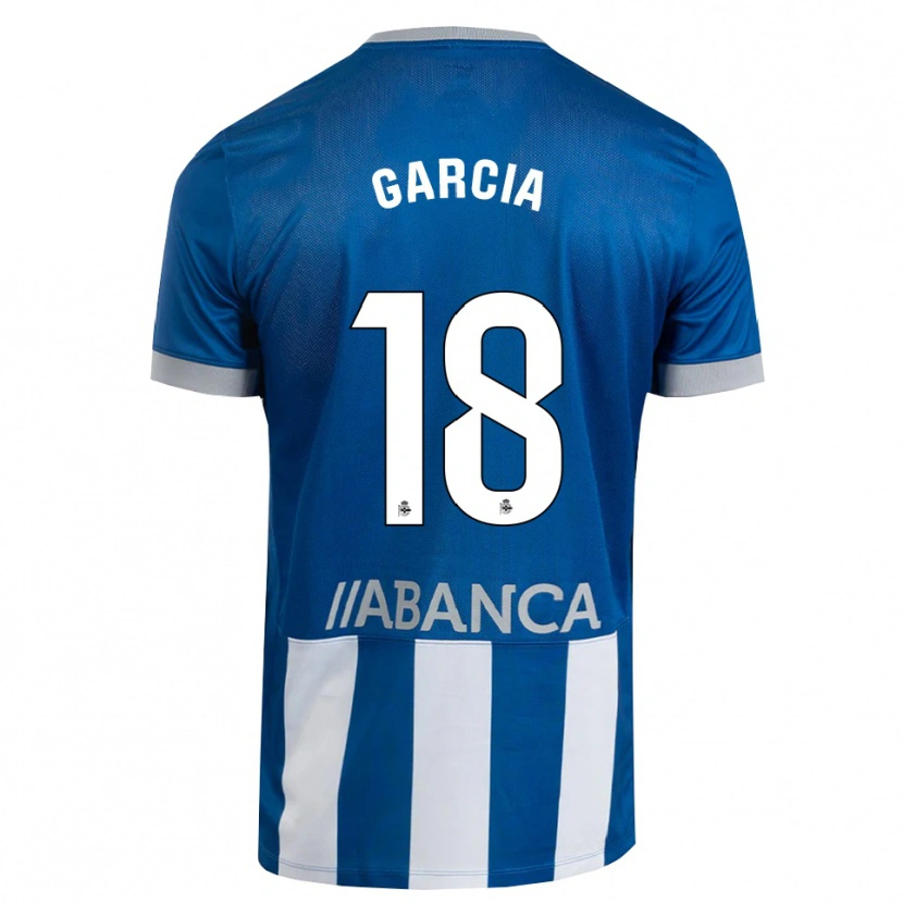 Danxen Kinderen Raquel García #18 Blauw Grijs Wit Thuisshirt Thuistenue 2026/27 T-Shirt België