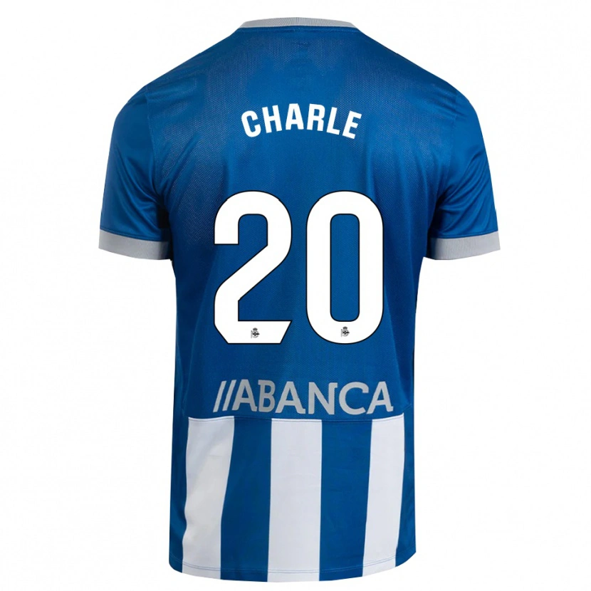 Danxen Kinderen Marta Charle #20 Blauw Grijs Wit Thuisshirt Thuistenue 2026/27 T-Shirt België