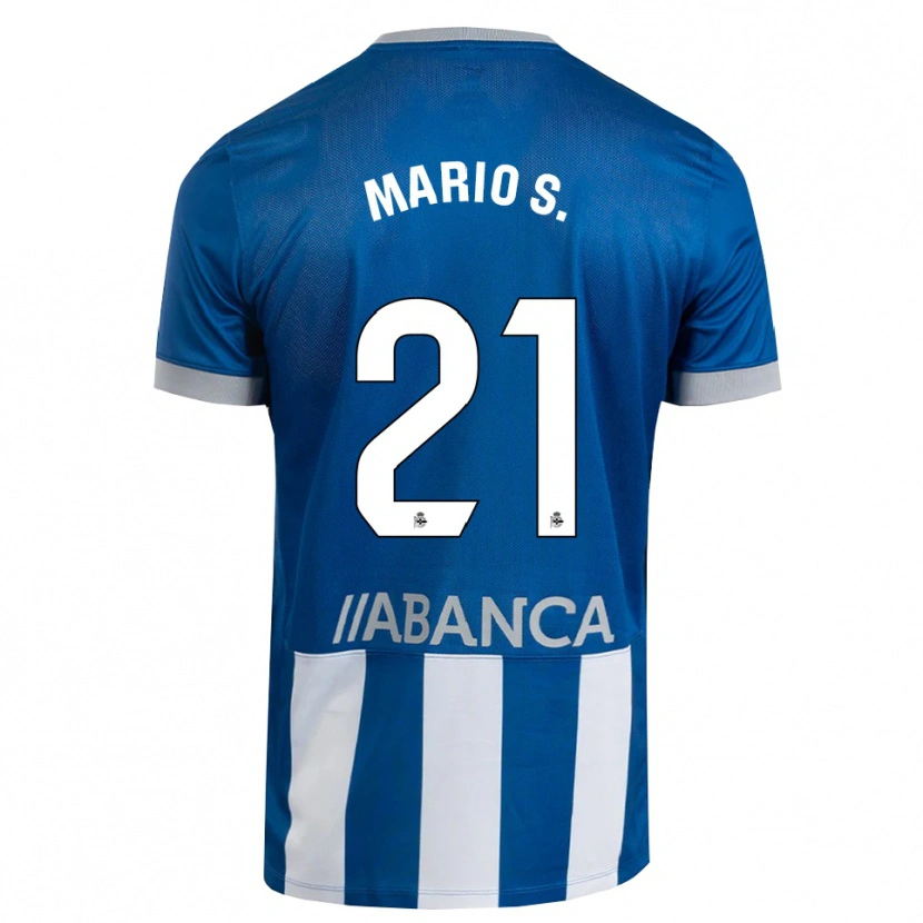 Danxen Kinderen Mario Soriano #21 Blauw Grijs Wit Thuisshirt Thuistenue 2026/27 T-Shirt België