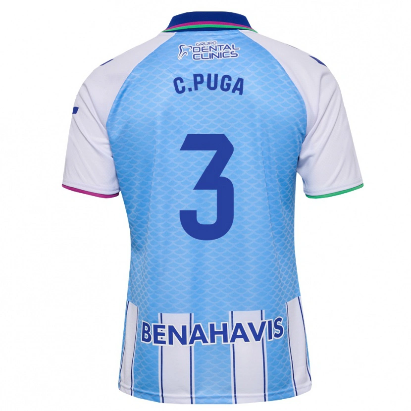 Danxen Kinderen Carlos Puga #3 Diep Hemelsblauw Wit Thuisshirt Thuistenue 2026/27 T-Shirt België