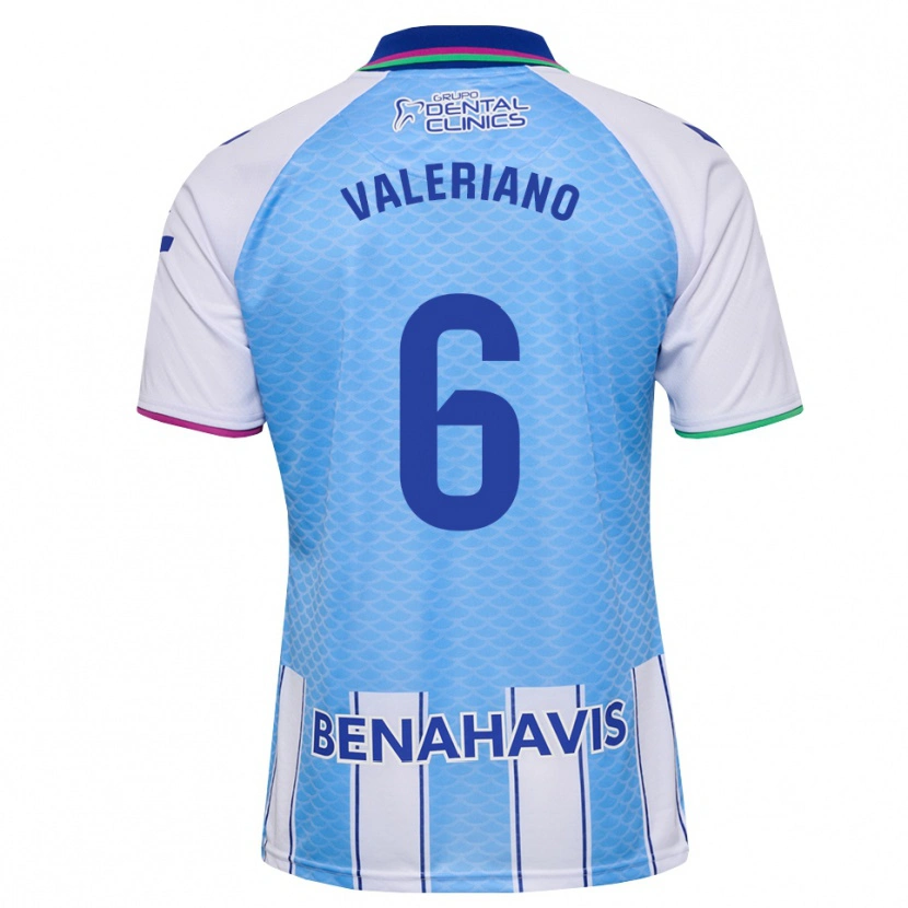 Danxen Kinderen Nerea Valeriano Martínez #6 Diep Hemelsblauw Wit Thuisshirt Thuistenue 2026/27 T-Shirt België