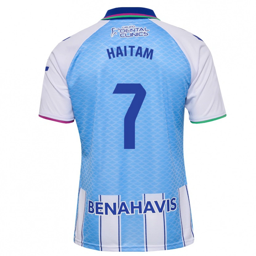 Danxen Kinderen Haitam Abaida #7 Diep Hemelsblauw Wit Thuisshirt Thuistenue 2026/27 T-Shirt België