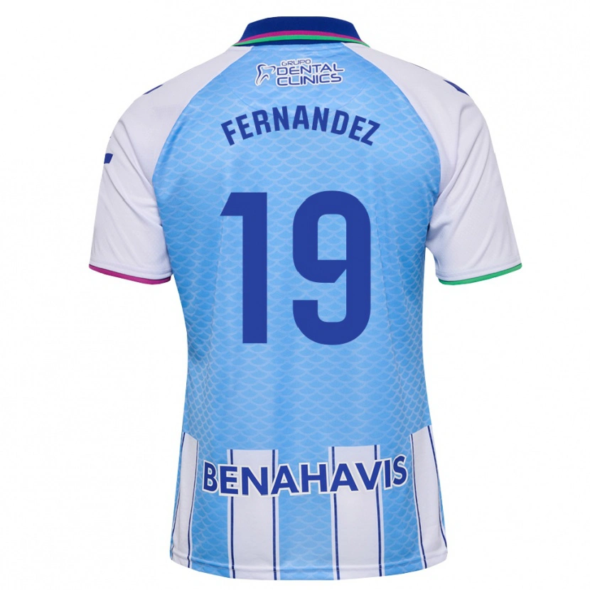 Danxen Kinderen Raúl Fernández #19 Diep Hemelsblauw Wit Thuisshirt Thuistenue 2026/27 T-Shirt België