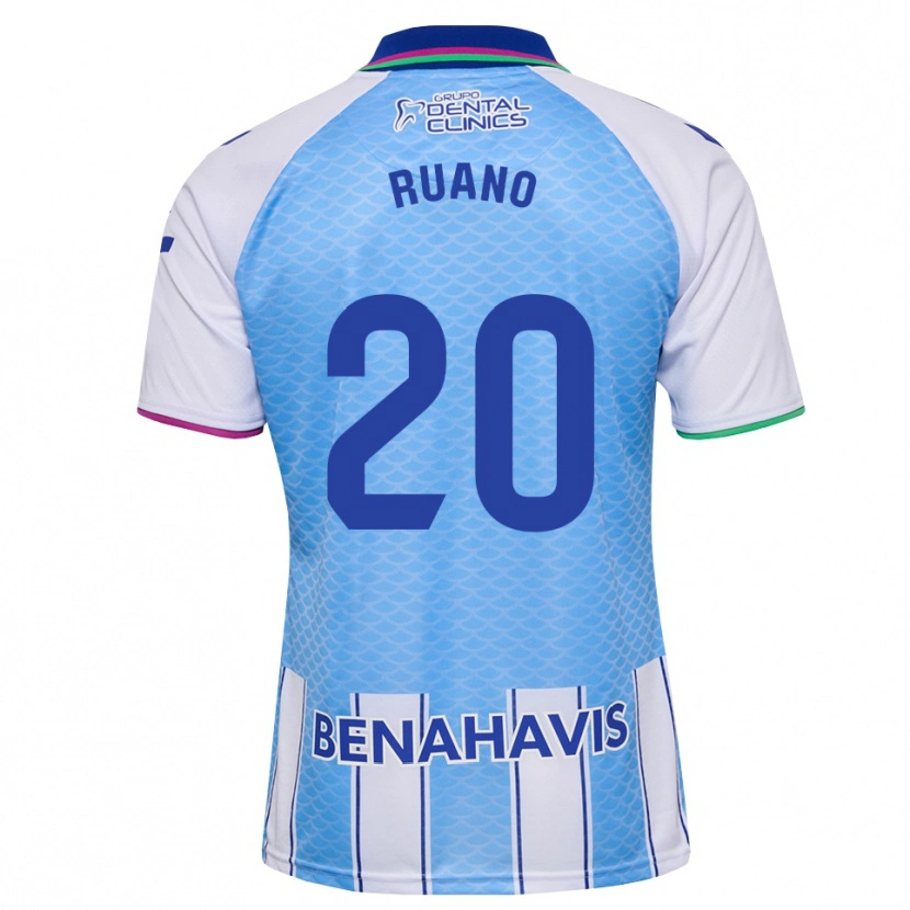 Danxen Kinderen Celia Ruano #20 Diep Hemelsblauw Wit Thuisshirt Thuistenue 2026/27 T-Shirt België