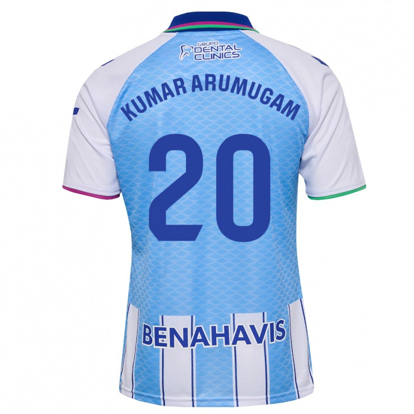 Danxen Kinderen Suk Kumar Arumugam #20 Diep Hemelsblauw Wit Thuisshirt Thuistenue 2026/27 T-Shirt België