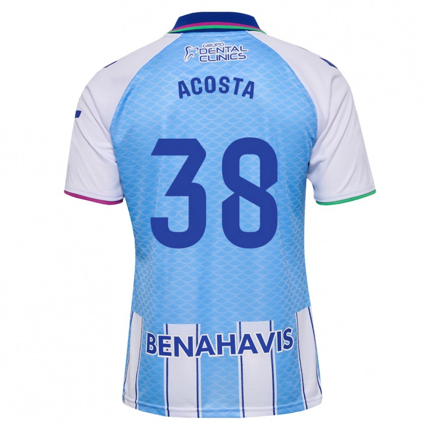 Danxen Kinderen Judith Acosta #38 Diep Hemelsblauw Wit Thuisshirt Thuistenue 2026/27 T-Shirt België