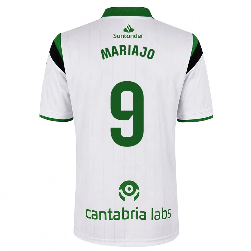 Danxen Kinderen María José Gutiérrez Díaz #9 Wit Groen Zwart Thuisshirt Thuistenue 2026/27 T-Shirt België