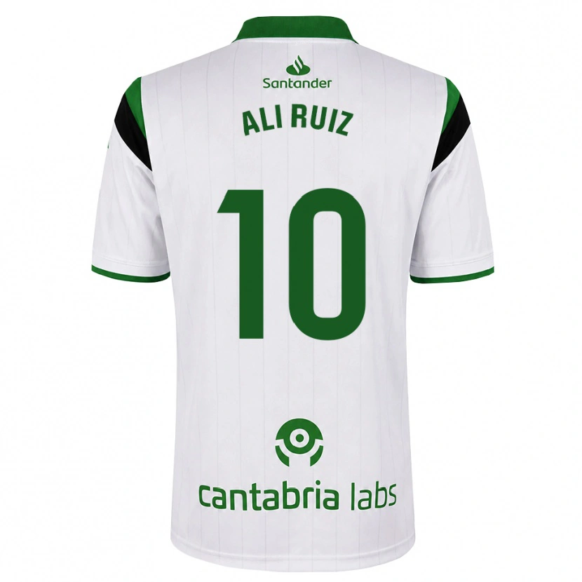 Danxen Kinderen Alicia Ruiz Pascua #10 Wit Groen Zwart Thuisshirt Thuistenue 2026/27 T-Shirt België