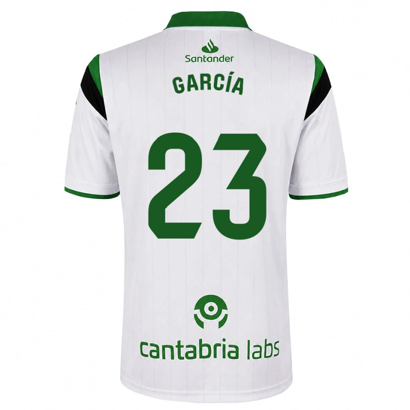 Danxen Kinderen Mario García #23 Wit Groen Zwart Thuisshirt Thuistenue 2026/27 T-Shirt België