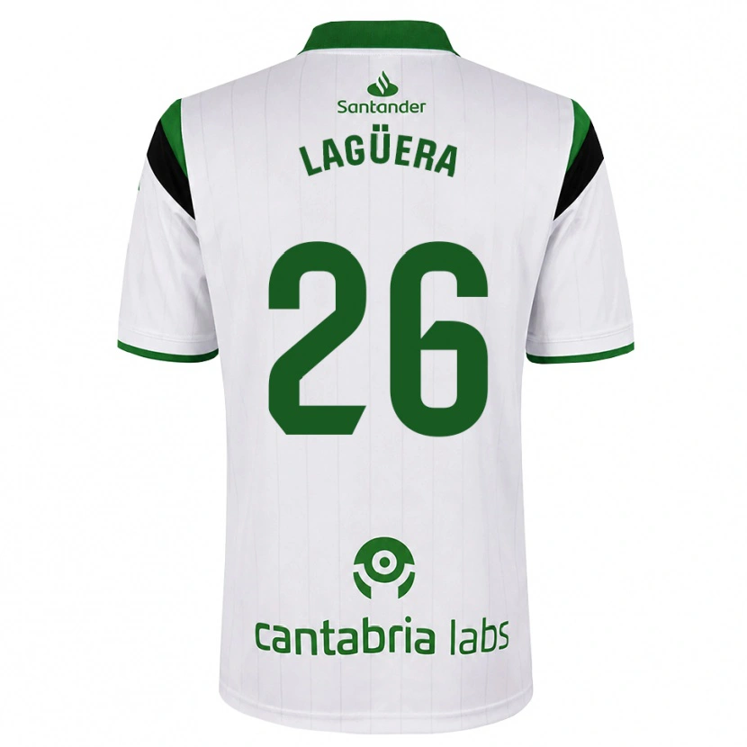 Danxen Kinderen Christian Lagüera #26 Wit Groen Zwart Thuisshirt Thuistenue 2026/27 T-Shirt België