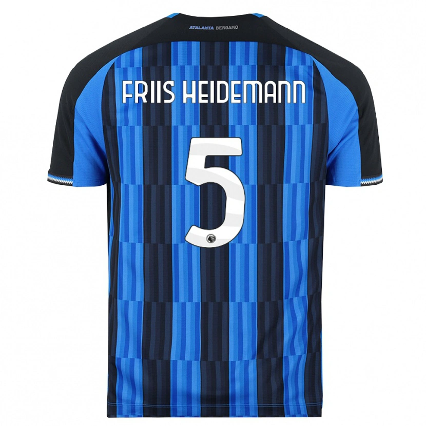 Danxen Kinderen Lukas Friis Heidemann #5 Blauw Zwart Rood Thuisshirt Thuistenue 2026/27 T-Shirt België