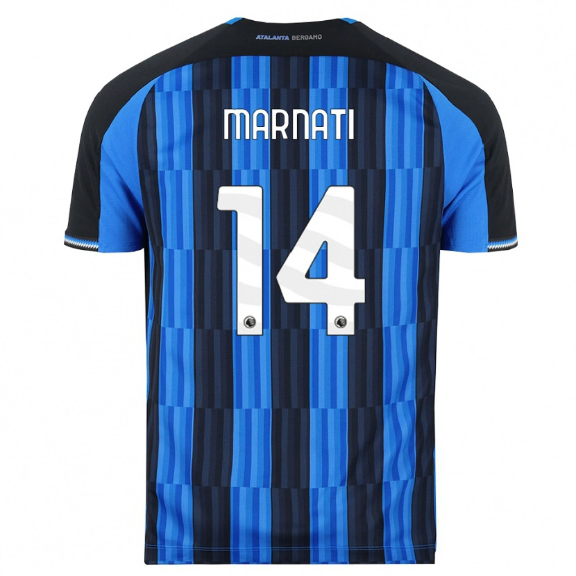 Danxen Kinderen Sebastiano Marnati #14 Blauw Zwart Rood Thuisshirt Thuistenue 2026/27 T-Shirt België