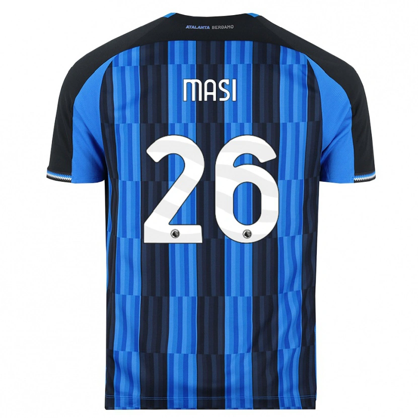 Danxen Kinderen Alberto Masi #26 Blauw Zwart Rood Thuisshirt Thuistenue 2026/27 T-Shirt België