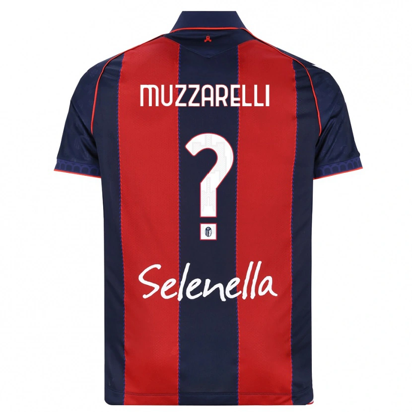 Danxen Kinderen Lorenzo Muzzarelli #0 Koninklijk Blauw Rood Wit Thuisshirt Thuistenue 2026/27 T-Shirt België