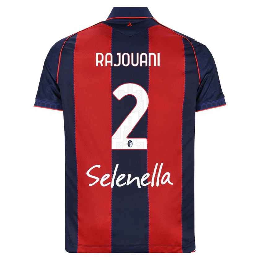Danxen Kinderen Yassir Rajouani #2 Koninklijk Blauw Rood Wit Thuisshirt Thuistenue 2026/27 T-Shirt België