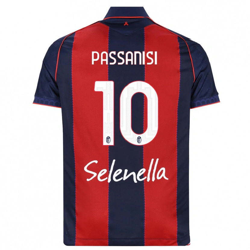 Danxen Kinderen Fernando Passanisi #10 Koninklijk Blauw Rood Wit Thuisshirt Thuistenue 2026/27 T-Shirt België