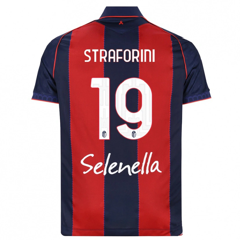 Danxen Kinderen Rino Straforini #19 Koninklijk Blauw Rood Wit Thuisshirt Thuistenue 2026/27 T-Shirt België