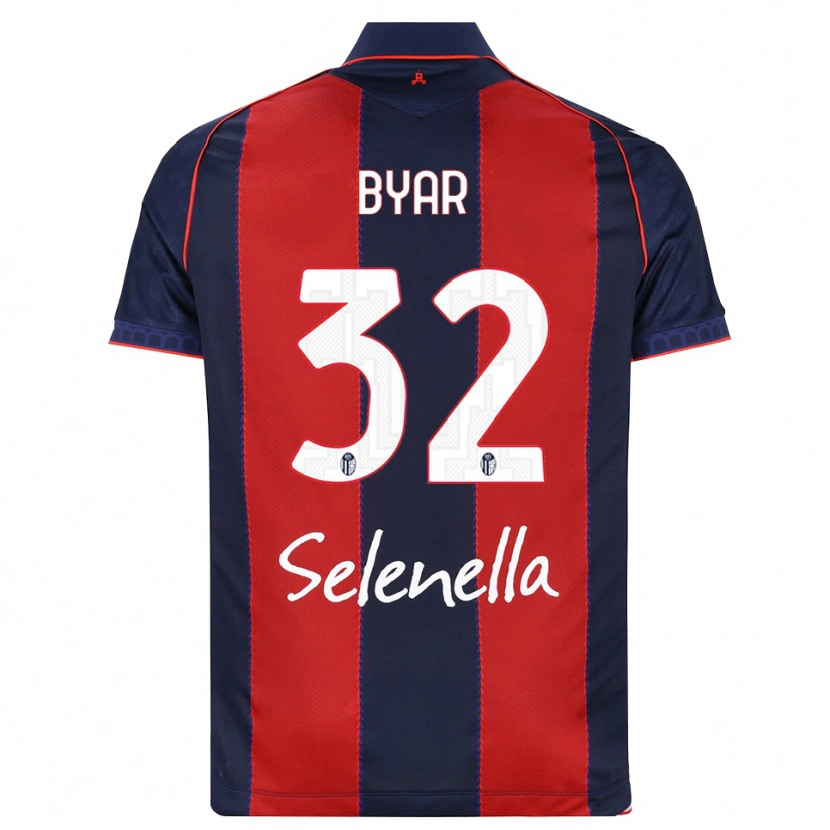 Danxen Kinderen Naïm Byar #32 Koninklijk Blauw Rood Wit Thuisshirt Thuistenue 2026/27 T-Shirt België