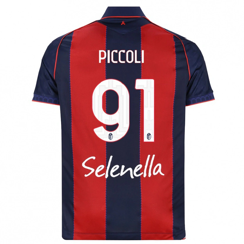 Danxen Kinderen Roberto Piccoli #91 Koninklijk Blauw Rood Wit Thuisshirt Thuistenue 2026/27 T-Shirt België