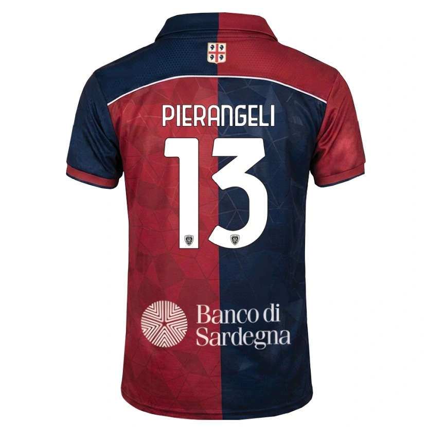 Danxen Kinderen Luis Pierangeli #13 Bordeauxrood Koninklijk Blauw Thuisshirt Thuistenue 2026/27 T-Shirt België