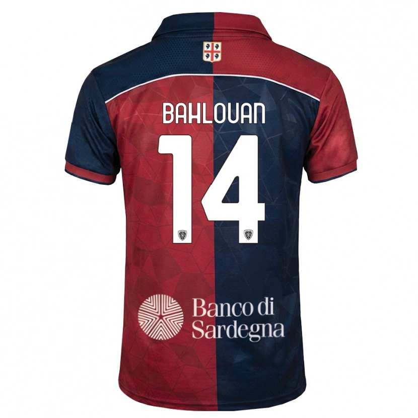 Danxen Kinderen Amine Bahlouan #14 Bordeauxrood Koninklijk Blauw Thuisshirt Thuistenue 2026/27 T-Shirt België
