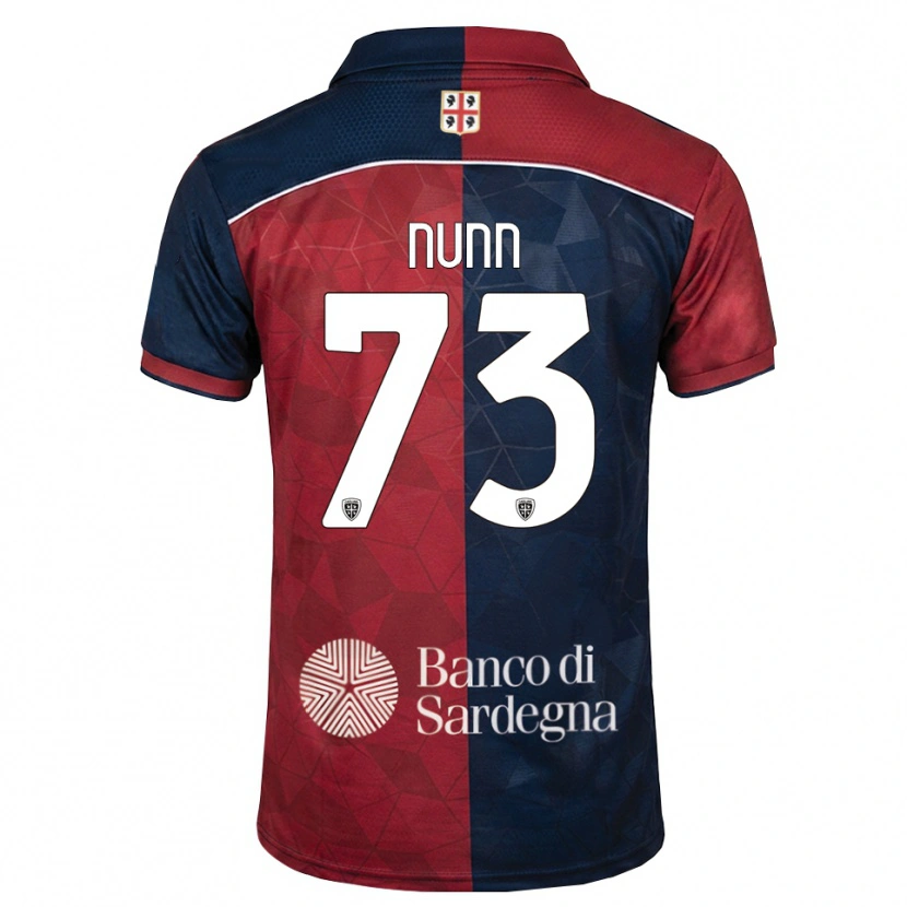Danxen Kinderen Jack Nunn #73 Bordeauxrood Koninklijk Blauw Thuisshirt Thuistenue 2026/27 T-Shirt België