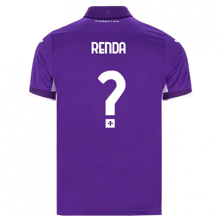 Danxen Kinderen Thomas Renda #0 Paars Wit Roze Thuisshirt Thuistenue 2026/27 T-Shirt België