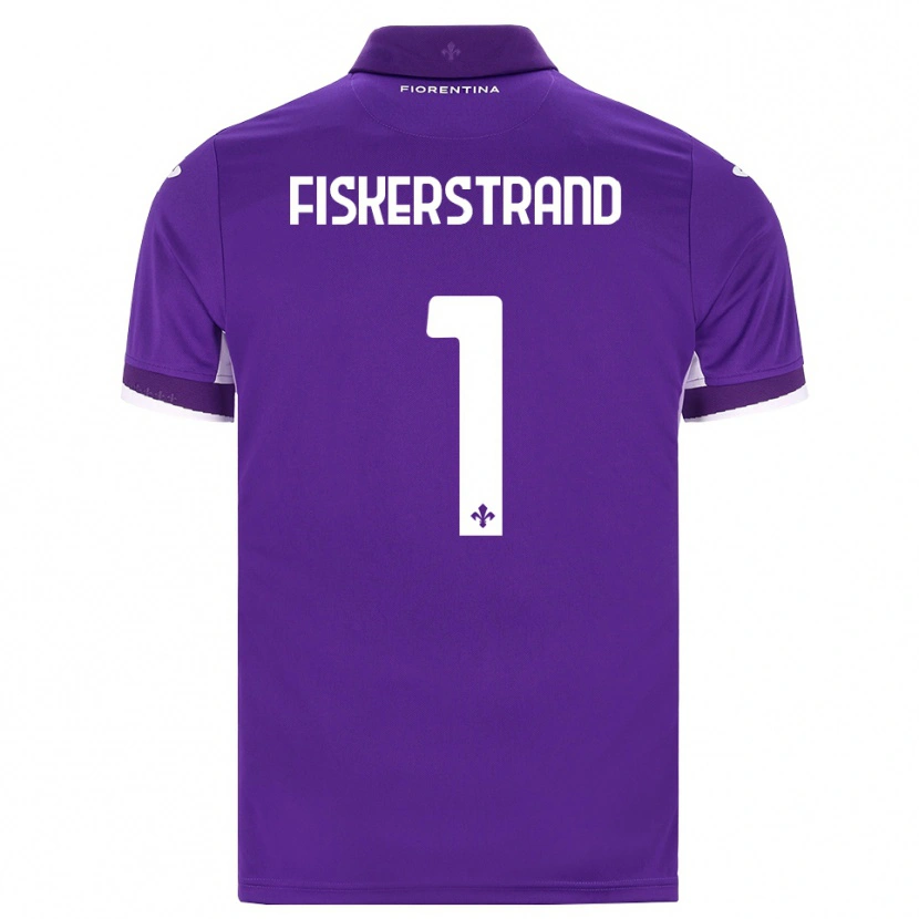 Danxen Kinderen Cecilie Fiskerstrand #1 Paars Wit Roze Thuisshirt Thuistenue 2026/27 T-Shirt België