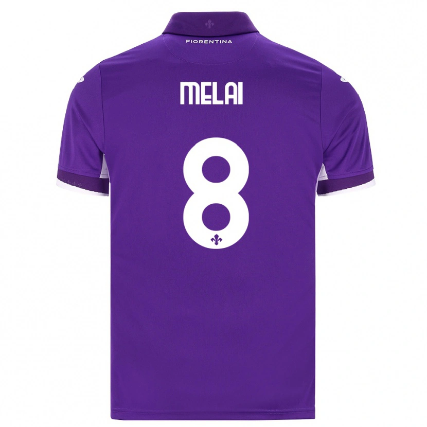 Danxen Kinderen Christian Melai #8 Paars Wit Roze Thuisshirt Thuistenue 2026/27 T-Shirt België
