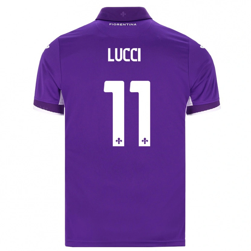 Danxen Kinderen Leonardo Lucci #11 Paars Wit Roze Thuisshirt Thuistenue 2026/27 T-Shirt België