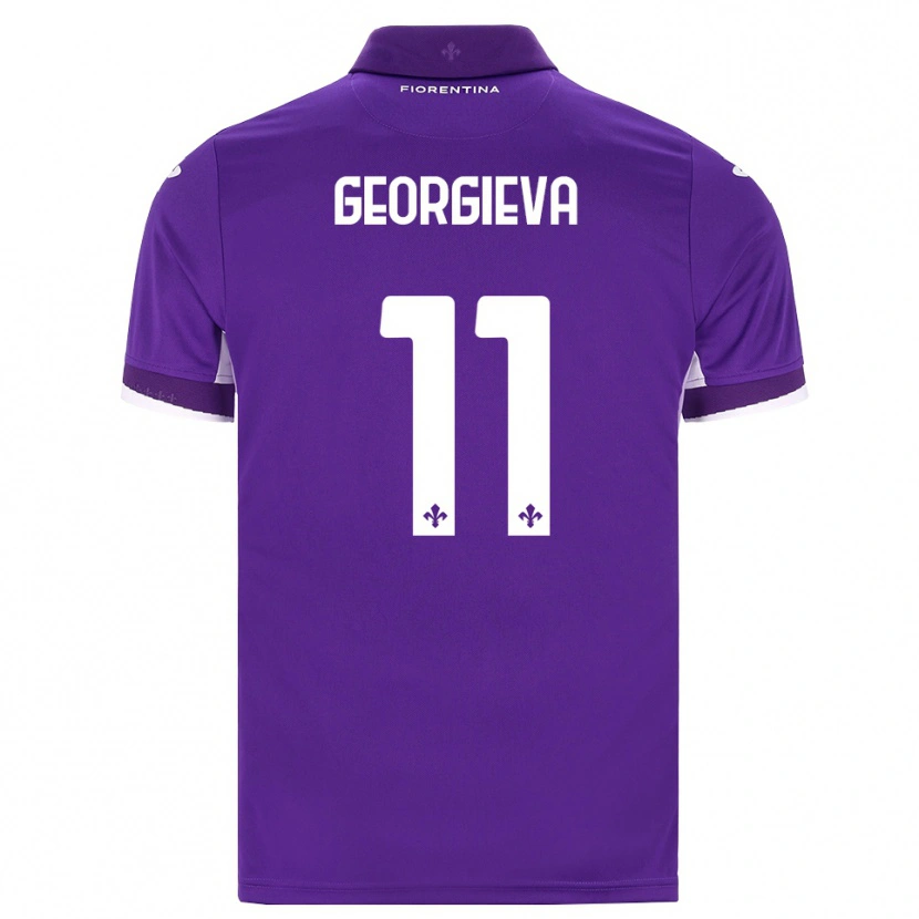 Danxen Kinderen Marina Georgieva #11 Paars Wit Roze Thuisshirt Thuistenue 2026/27 T-Shirt België