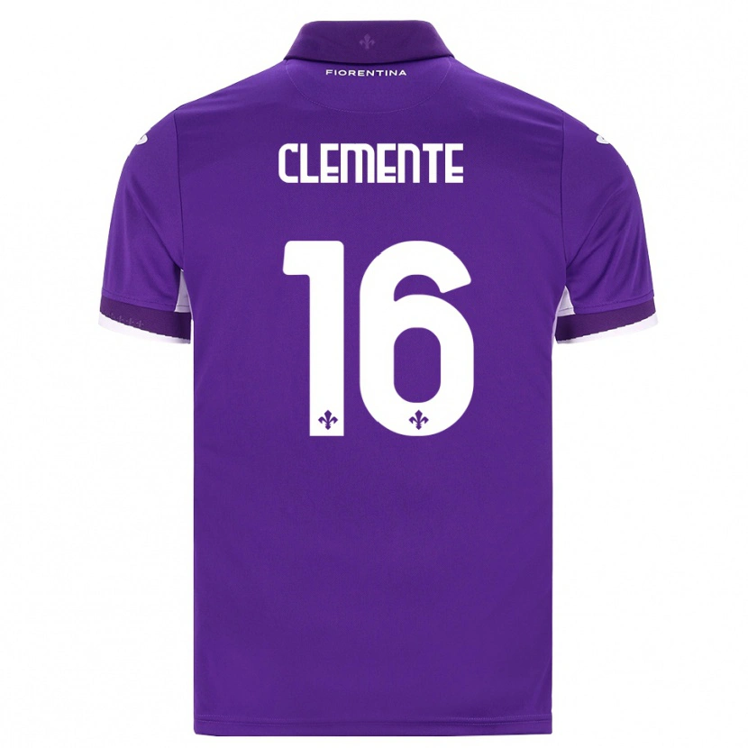 Danxen Kinderen Raffaele Clemente #16 Paars Wit Roze Thuisshirt Thuistenue 2026/27 T-Shirt België
