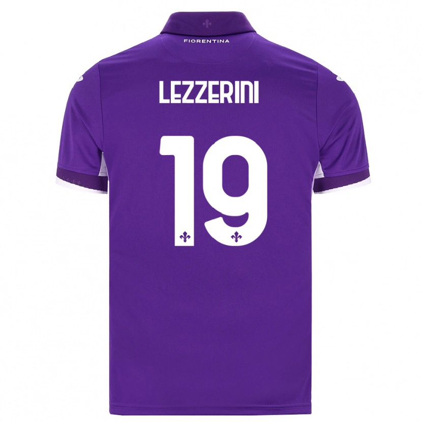 Danxen Kinderen Luca Lezzerini #19 Paars Wit Roze Thuisshirt Thuistenue 2026/27 T-Shirt België
