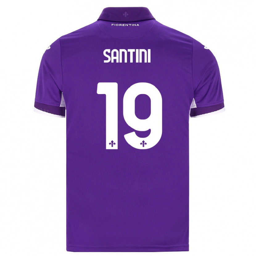 Danxen Kinderen Margherita Santini #19 Paars Wit Roze Thuisshirt Thuistenue 2026/27 T-Shirt België