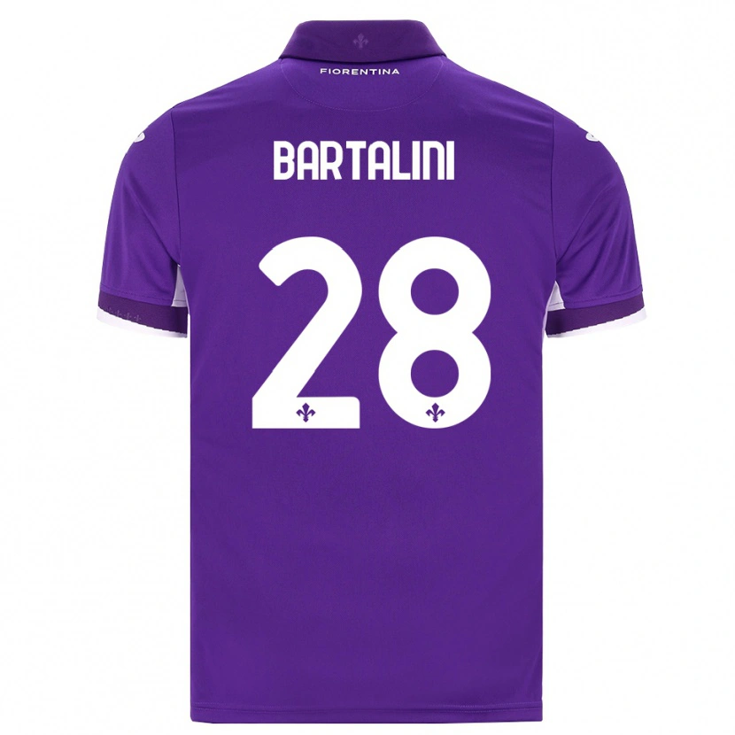 Danxen Kinderen Viola Bartalini #28 Paars Wit Roze Thuisshirt Thuistenue 2026/27 T-Shirt België