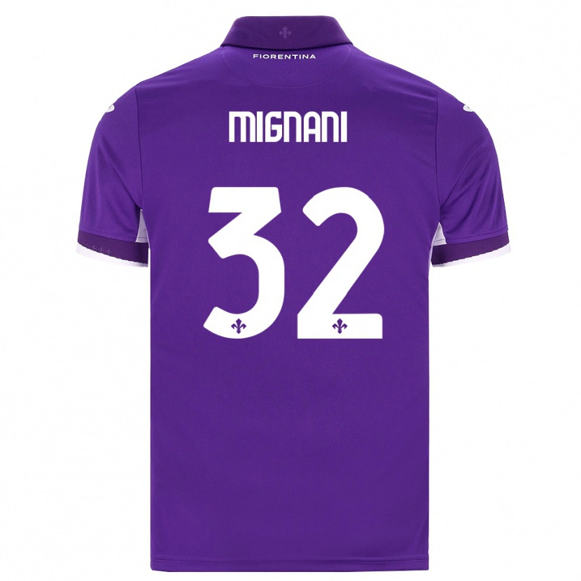 Danxen Kinderen Carlo Mignani #32 Paars Wit Roze Thuisshirt Thuistenue 2026/27 T-Shirt België
