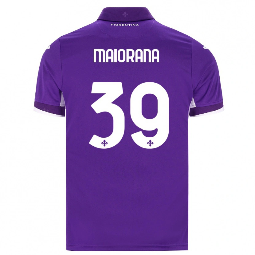 Danxen Kinderen Stefano Maiorana #39 Paars Wit Roze Thuisshirt Thuistenue 2026/27 T-Shirt België