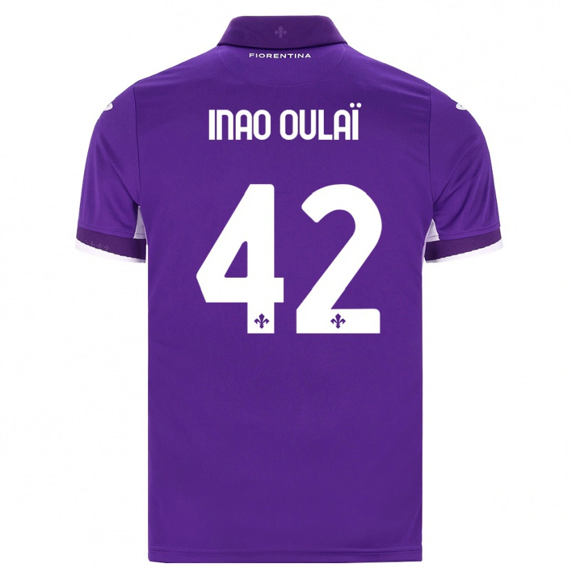 Danxen Kinderen Christ Inao Oulaï #42 Paars Wit Roze Thuisshirt Thuistenue 2026/27 T-Shirt België
