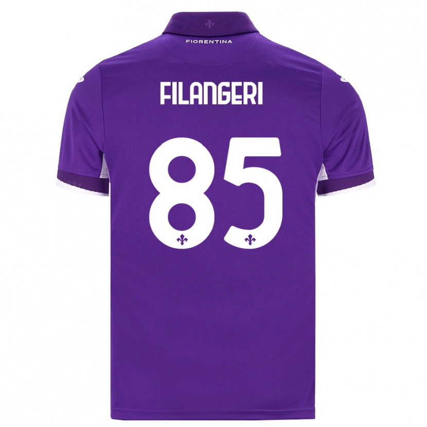 Danxen Kinderen Maria Luisa Filangeri #85 Paars Wit Roze Thuisshirt Thuistenue 2026/27 T-Shirt België