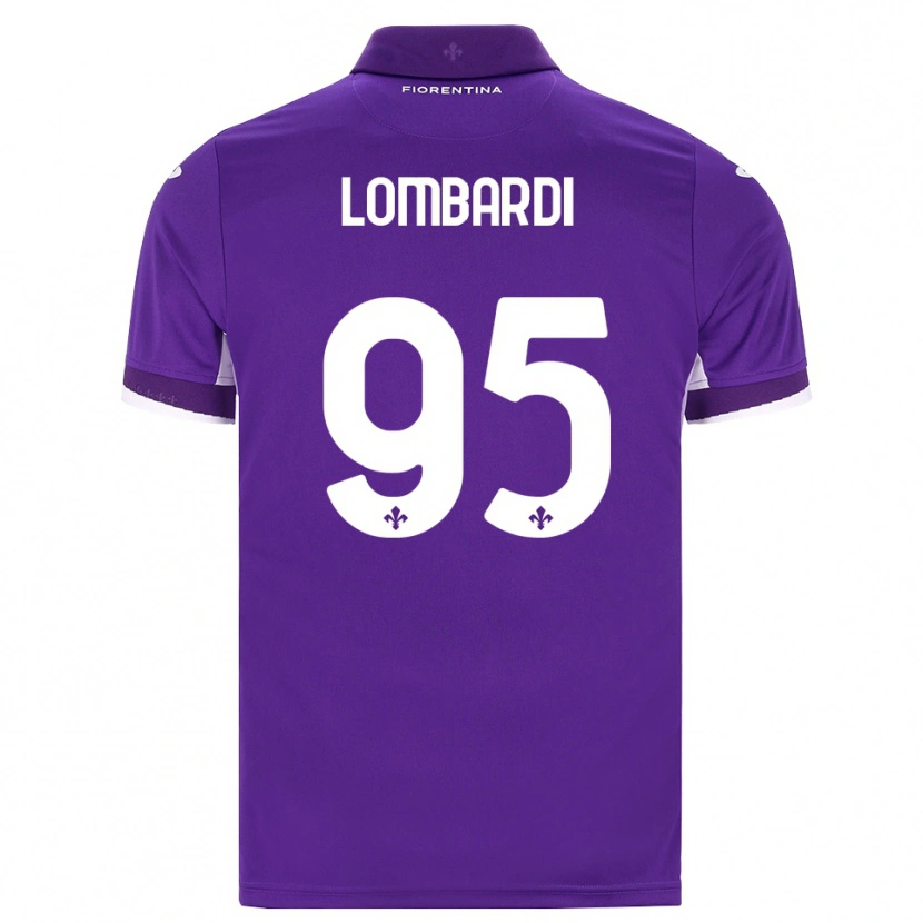 Danxen Kinderen Emma Lombardi #95 Paars Wit Roze Thuisshirt Thuistenue 2026/27 T-Shirt België