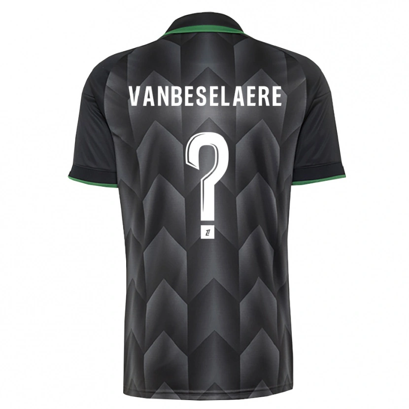 Danxen Kinderen Emmanuel Vanbeselaere #0 Wit Zwart Groen Uitshirt Uittenue 2026/27 T-Shirt België
